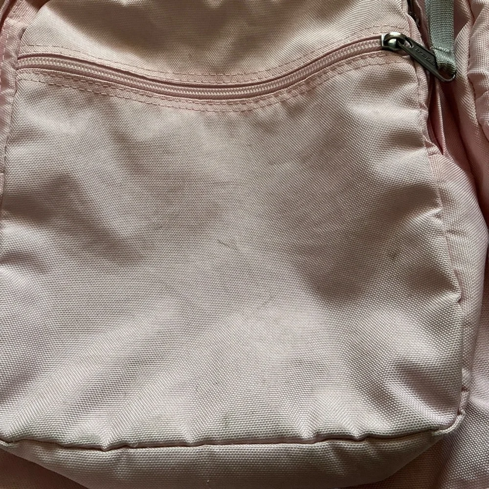 Jansport Light Pink Backpack with Front Pocket